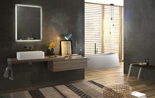 Зеркало Silver Mirrors Гуверт-2 60см белый LED-00002258